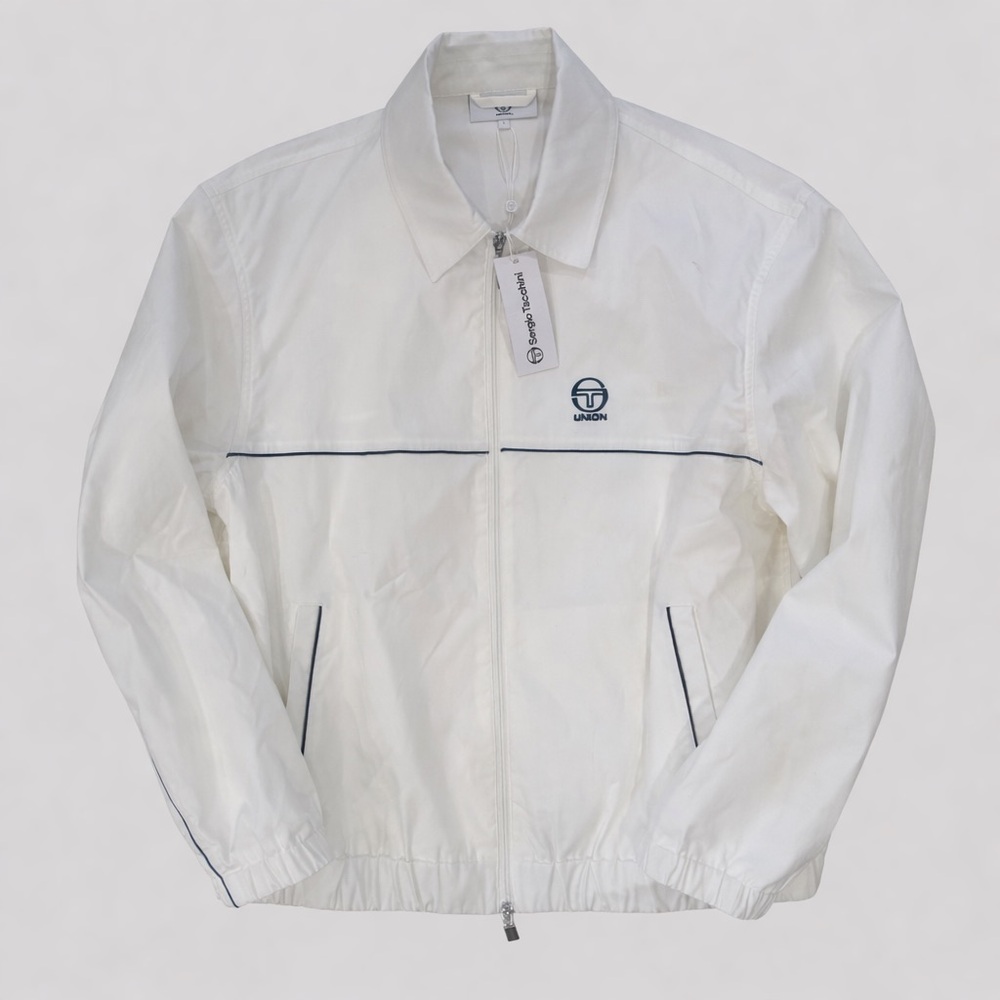 Sergio Tacchini Ivory Windbreaker Jacket